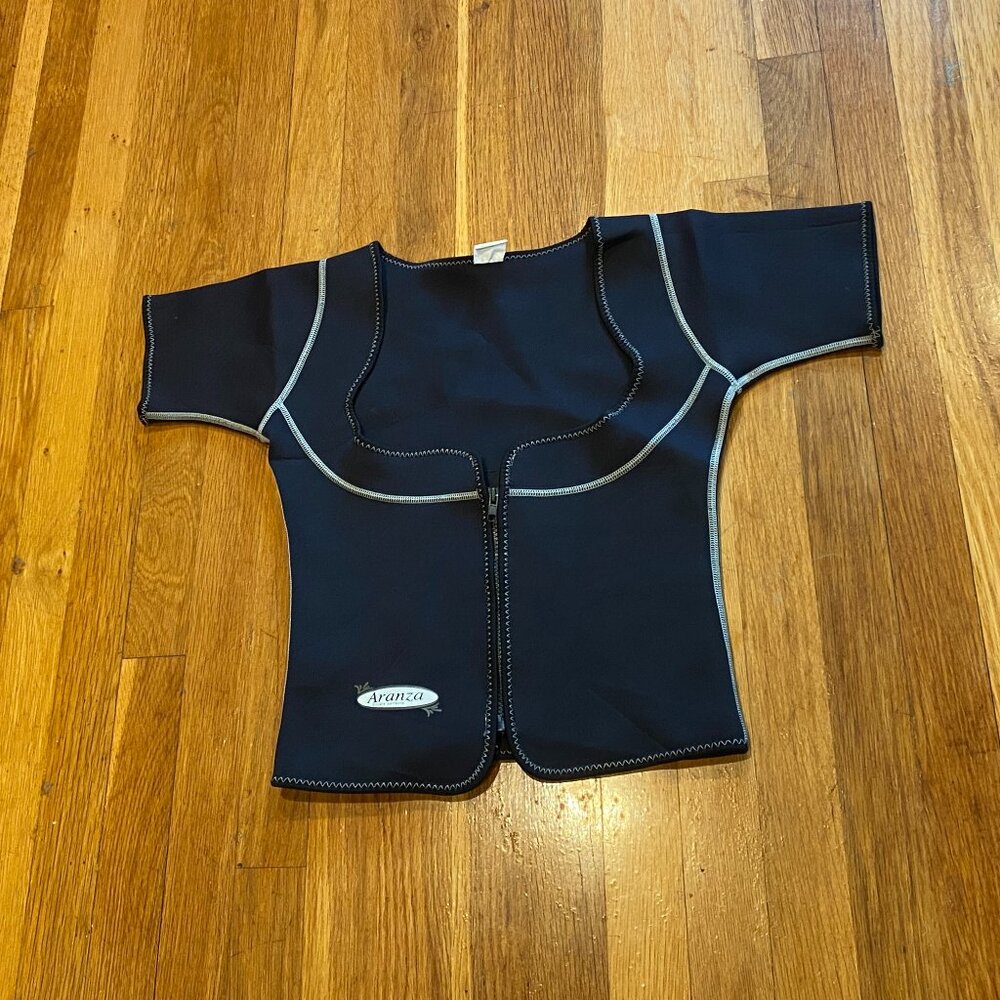 Aranza Black Surf/Beach/Snorkel Short Sleeve Vest Size M